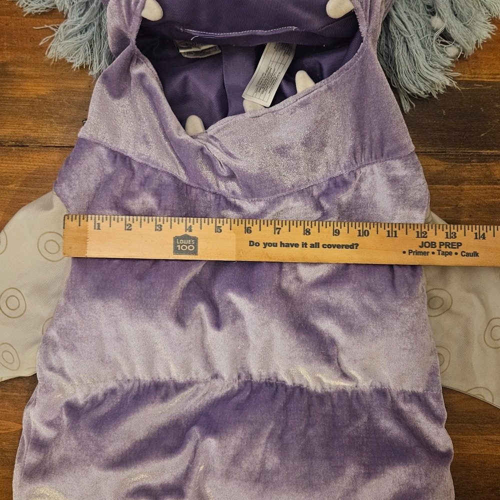 Disney Store Monsters Inc Boo Monster Costume XXS Purple Plush Pixar - Picture 11 of 16